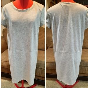 Live Love Lounge grey knit lounge Dress nightie S Karen Neuburger